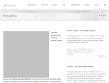 Tablet Screenshot of kaczmarski.art.pl